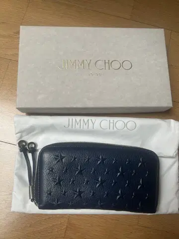 JIMMY CHOO 장지갑 네이비