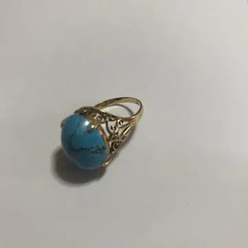 터콰이즈 스톤 반지 K18