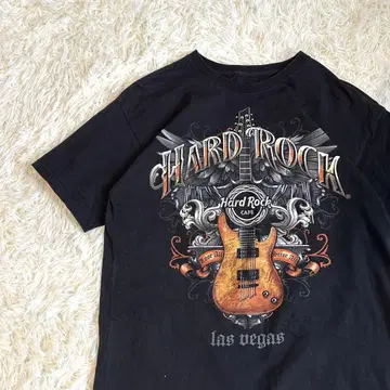 Hard Rock Cafe 티셔츠 L 블랙 멕시코제 기타 고유명사 로고