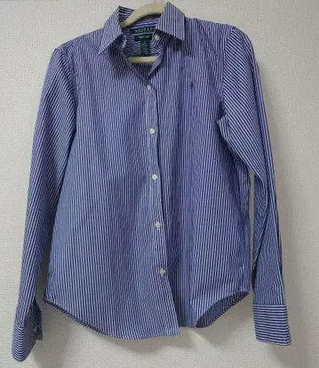 LAUREN RALPH LAUREN 다리미가 필요 없는 셔츠 XS