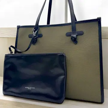 GIANNI CHIARINI 마르첼라 토트 A4 대용량 파우치 포함