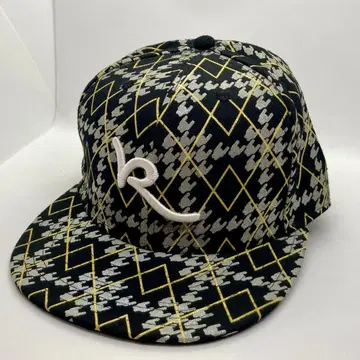 ROCAWEAR 로카웨어 모자 캡 7 1/2 60cm 올 로고 무늬