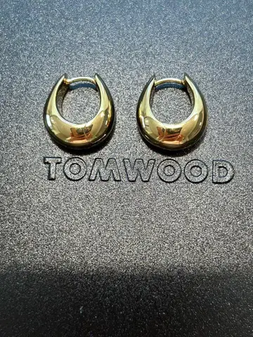 TOM WOOD ICE HOOP SMALL GOLD 귀걸이