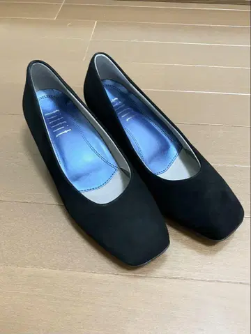 fitfit 스퀘어 힐 펌프스 22.5cm 블랙