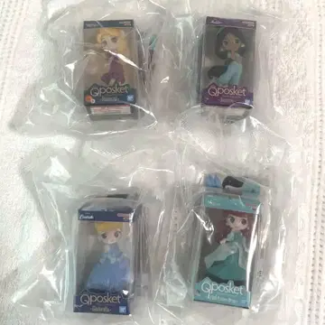 Qposket 디즈니 프린세스 가챠가챠 컴프 세트
