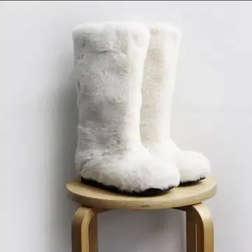 퍼 부츠 24.5cm 여성용