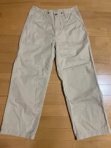 FLAT HEAD 베이지 치노 팬츠 M