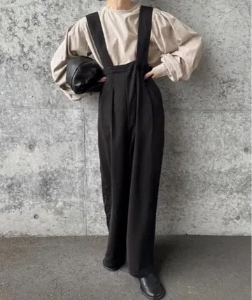 SELECT MOCA 하이웨스트 살로펫 팬츠