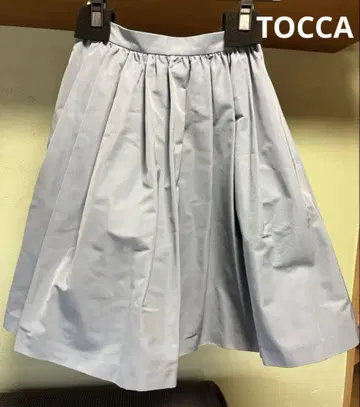 TOCCA 플레어 스커트 사이즈 4 라이트 블루