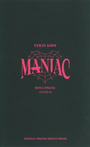 StrayKids 2022 MANIAC in SEOUL 사진 티켓 북