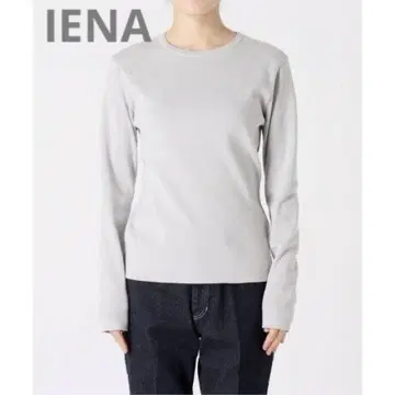 IENA 이에나 파인 게이지 풀 니들 크루넥 풀오버