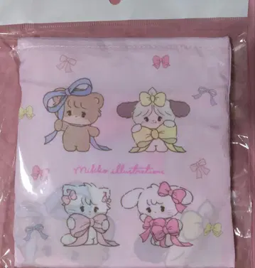 mikko 에코백 리본 무니구루미 파티오
