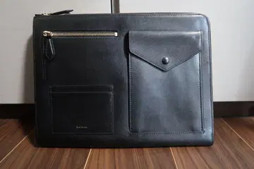 폴스미스 천연 가죽 클러치백