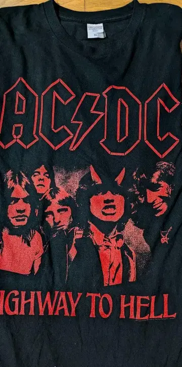 AC/DC Highway to Hell 티셔츠 X L 사이즈