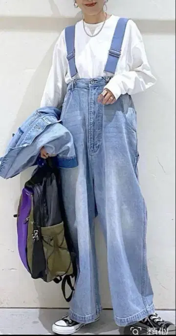 niko and ...JEANS 사스 포함 와이드 팬츠 L 사이즈