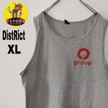 usa 구제 의류 DISTRICT 탱크탑 그레이 XL
