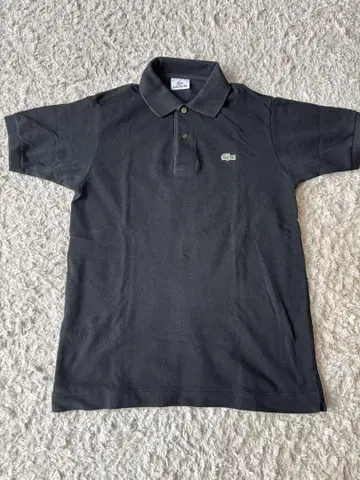 LACOSTE 라코스테 블랙 피케 셔츠 L1212