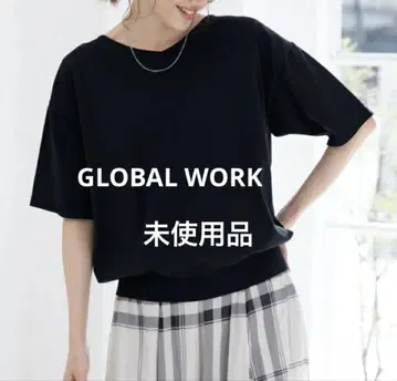 GLOBAL WORK 아라엘 사라사라 VPO 니트 풀오버 티셔츠