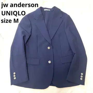 jw anderson 유니클로 감동 자켓 은색 버튼 봄/여름