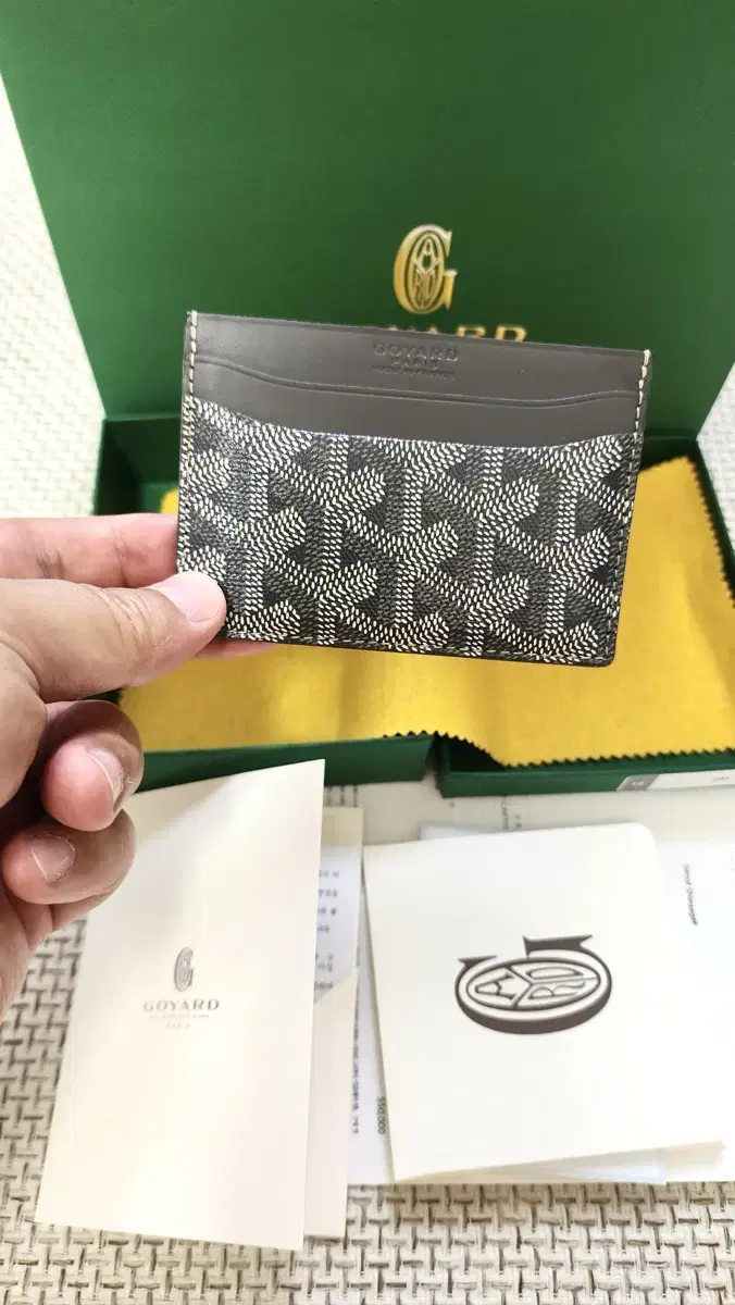 [OS/New Product] Department Store Edition 24ss Goyard Saint-Sulpice Gray Card Wallet