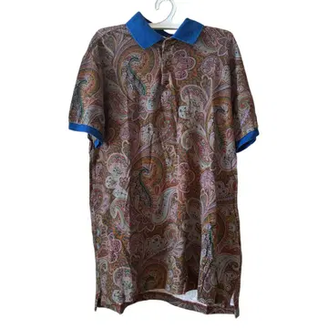 ETRO 피케 셔츠 페이즐리 S 사이즈 남성용