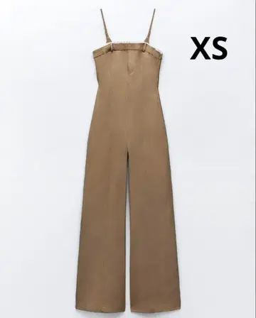 ZARA 자라 콤비네이션 롱 올인원 브라운 XS