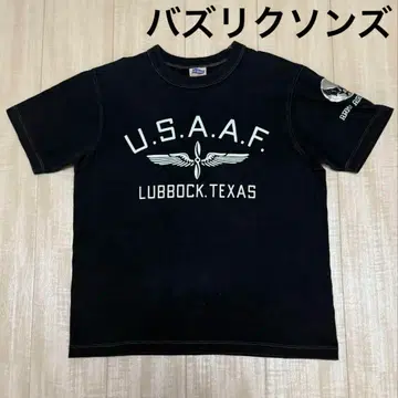 구 태그 버즈릭슨 밀리터리 티셔츠 U.S.A.A.F. M 사이즈 일본제