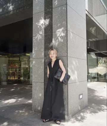 etretokyo 프론트 버튼 니트 올인원 블랙 S 미사용 새상품