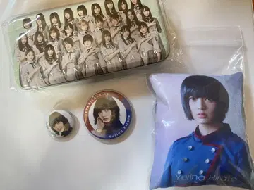 Keyakizaka46 히라테 유리나 캔뱃지 미니 쿠션 캔 펜 케이스