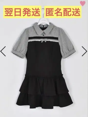 evelyn 도킹 티어드 OP 블랙