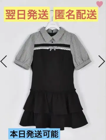 evelyn 도킹 티어드 OP 블랙