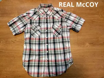 The REAL McCOY'S 리얼 맥코이 반팔 셔츠 체크