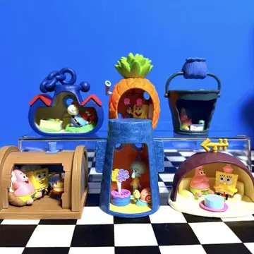 popmart 스펀지 밥 6개 세트