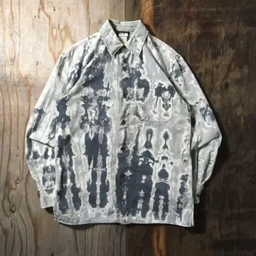 90s Agnes. b 워크 셔츠 블랙 그런지 프랑스제 블랙 택