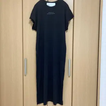 TICCA 블랙 티셔츠 원피스 반팔