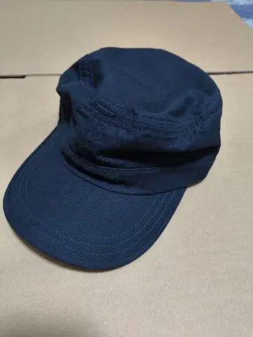 CA4LA 블랙 코튼 워크 캡