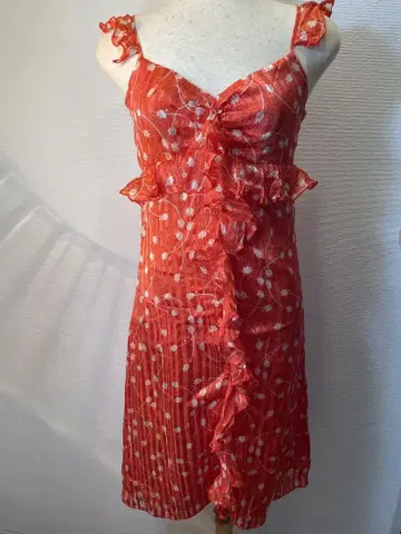 ANNA SUI 컨디션 최상 수입품 미국제 실크 100% 원피스