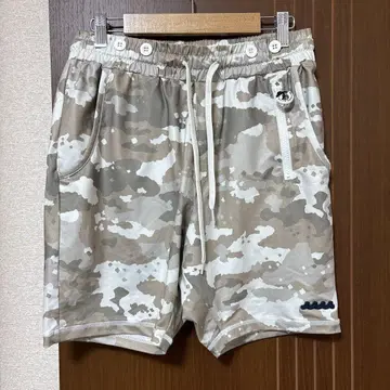 Muta Marine 러쉬 숏 팬츠 (디지털 카모) 화이트