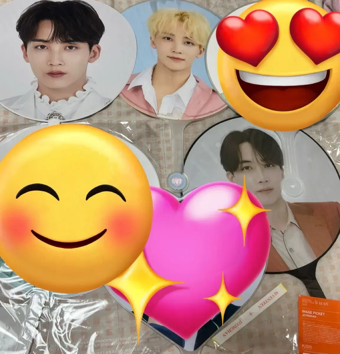 Seventeen Jeonghan wuchiwa image picket fan