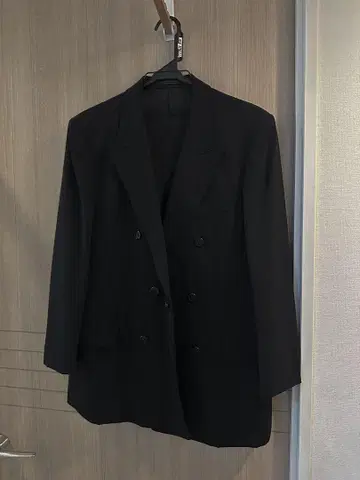 블랙 테일러드 자켓 슬랙스 셋업