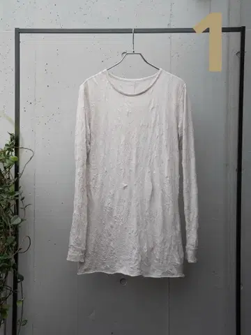 PRY Craft Fabric Layered L/S T-shirt 새상품