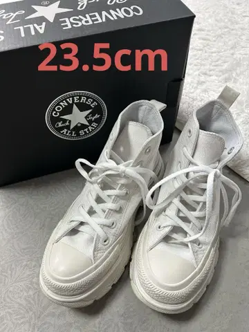 컨버스 CONVERSE 스니커즈 통굽 화이트 23.5