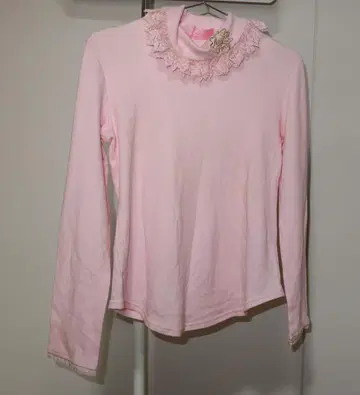 Angelic Pretty 핑크 프릴 긴팔 상의
