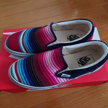 VANS V98CL 슬립온 US7 멀티 컬러