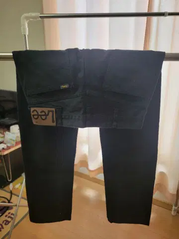 Lee 블랙 데님 팬츠