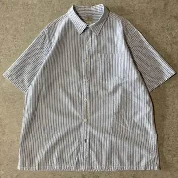 L.L.Bean 시어서커 셔츠 90s 엘엘빈 L 사이즈