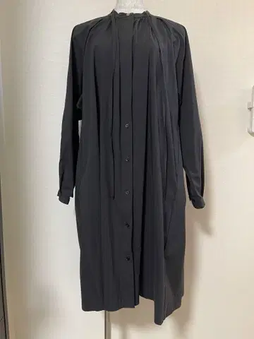블랙 원피스 7부 소매