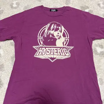 HYSTERIC 퍼플 티셔츠 L 사이즈