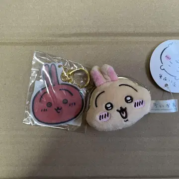 치이카와 토끼 렌치큐라 아크릴 키링 미니 가마구치 파우치
