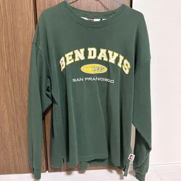 BEN DAVIS 그린 롱 슬리브 트레이닝복